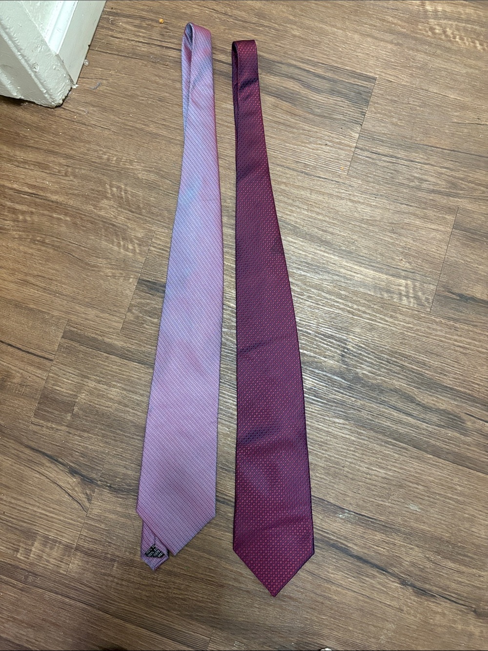 Pronto Uomo Purple & Burgundy Silk Men's Neckties